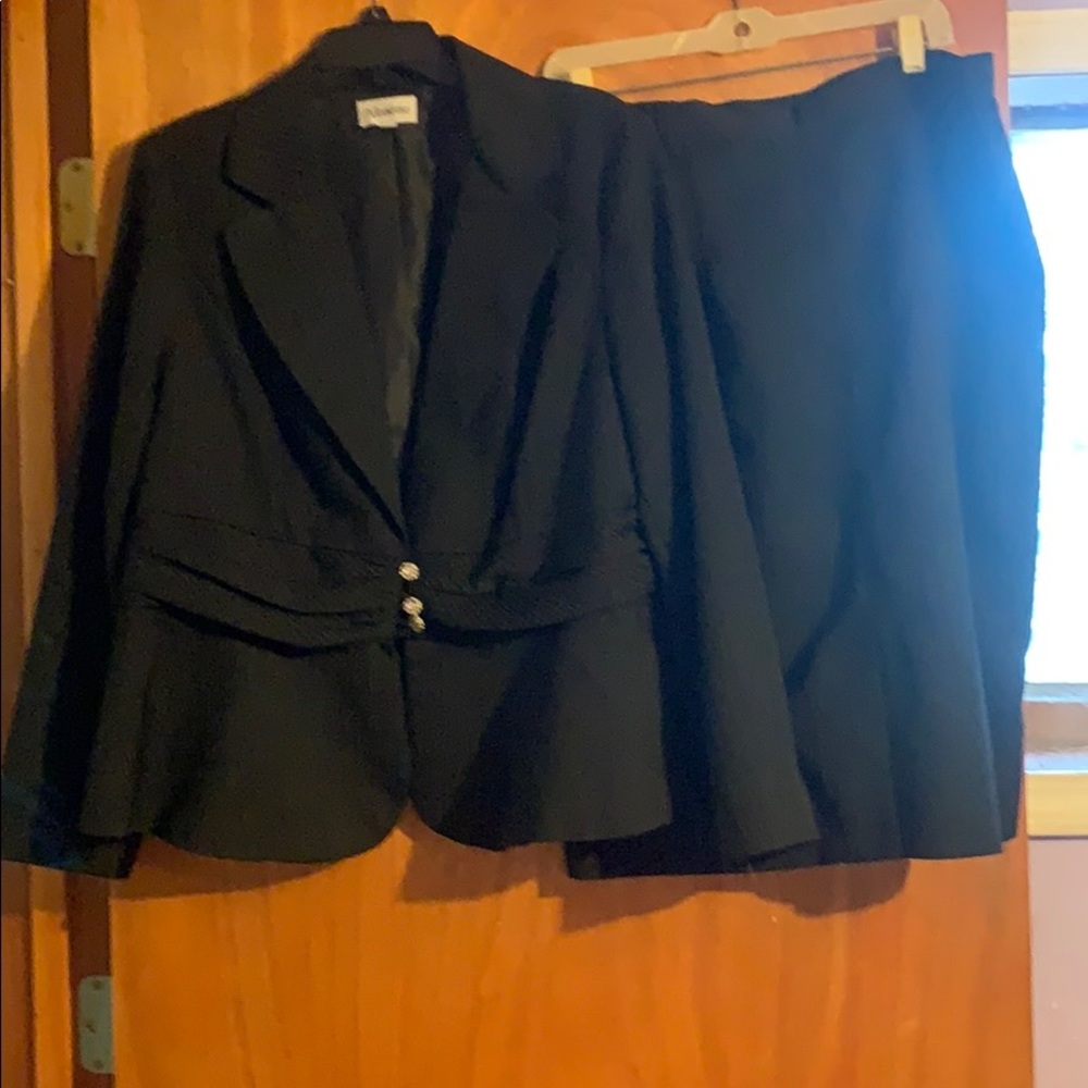 Black two piece suite.